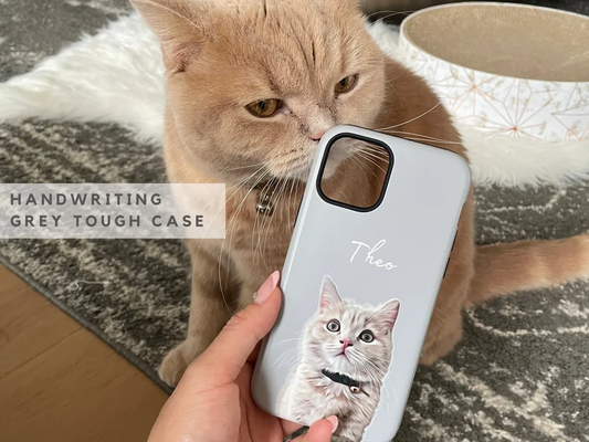 HenryCustoms Custom Pet Phone Case Using (Pet Photo + Name)