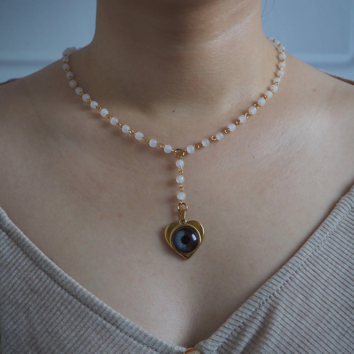 IreneAdorn™ Custom Two Eyes, One Love Necklace