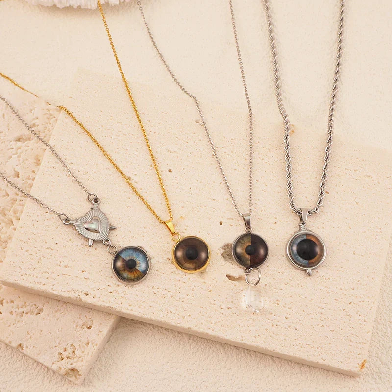 IreneAdorn™ Custom Two Eyes, One Love Necklace