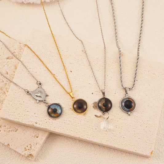 IreneAdorn™ Custom Two Eyes, One Love Necklace