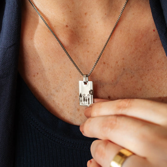 IreneAdorn™ Custom Necklace - Child's Drawing