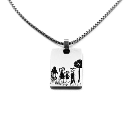 IreneAdorn™ Custom Necklace - Child's Drawing