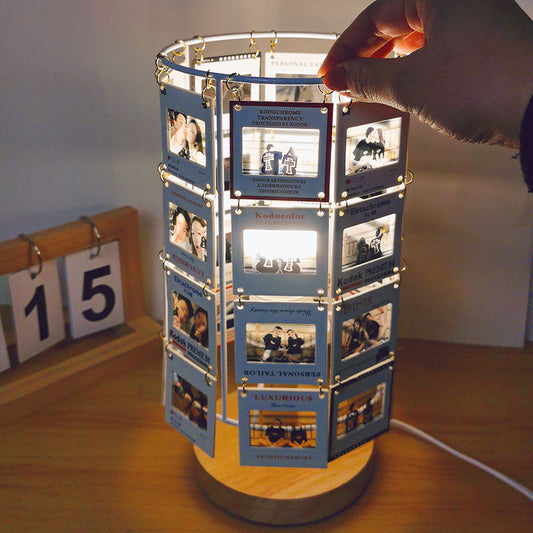 HenryCustoms™ Customized Couple Handmade Reversed Photo Lamp