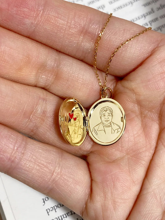 IreneAdorn™™ Customized Memory Portrait Necklace