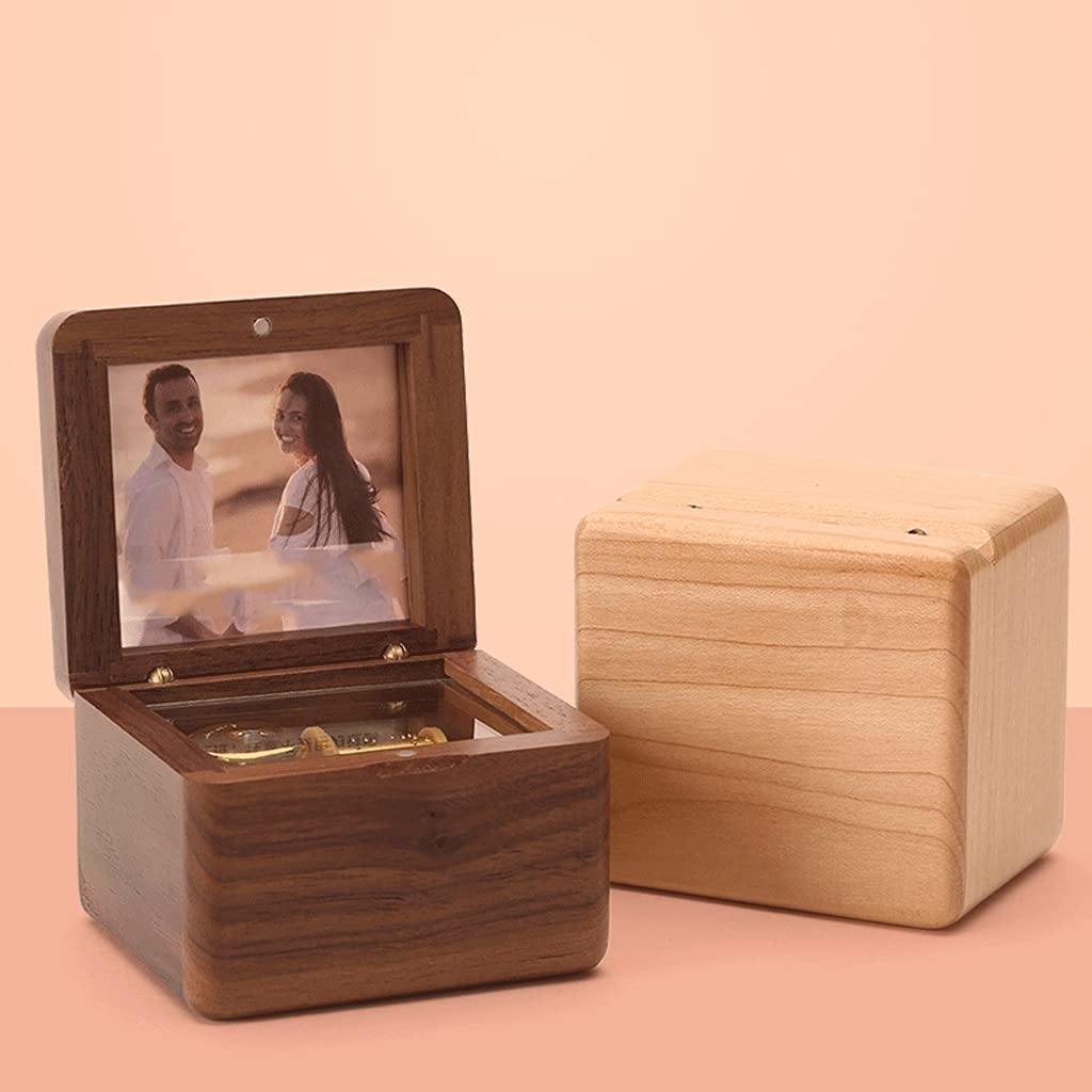 HenryCustoms™ Customized Photo Wooden Music Box