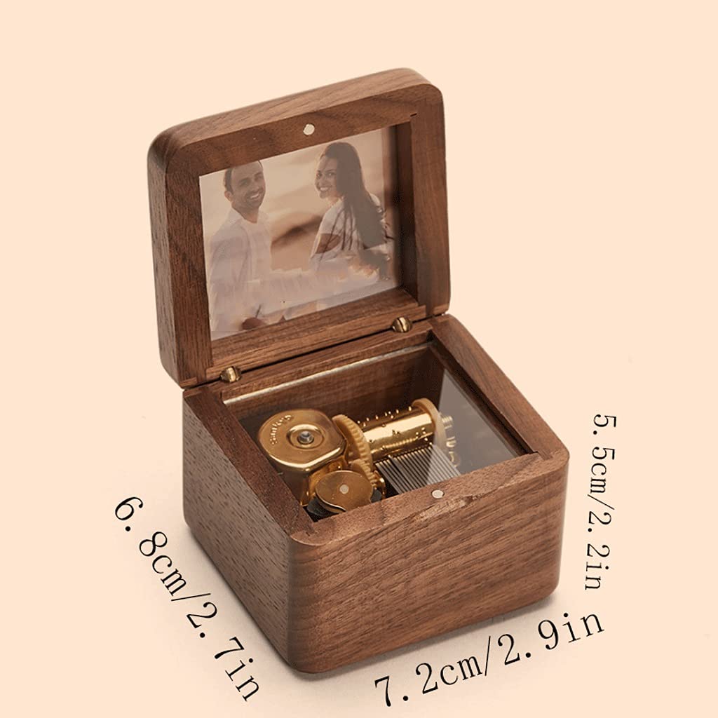HenryCustoms™ Customized Photo Wooden Music Box