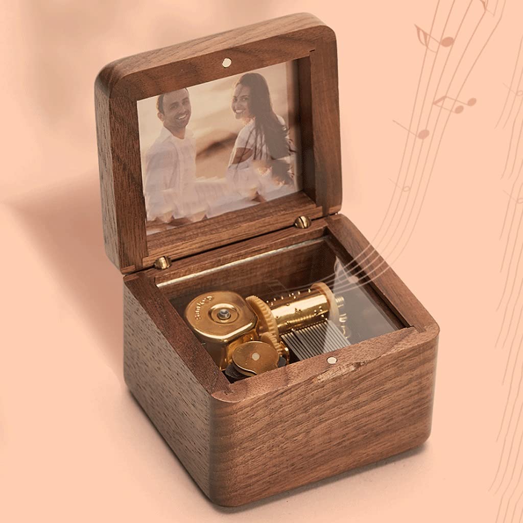 HenryCustoms™ Customized Photo Wooden Music Box
