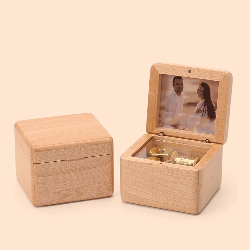 HenryCustoms™ Customized Photo Wooden Music Box