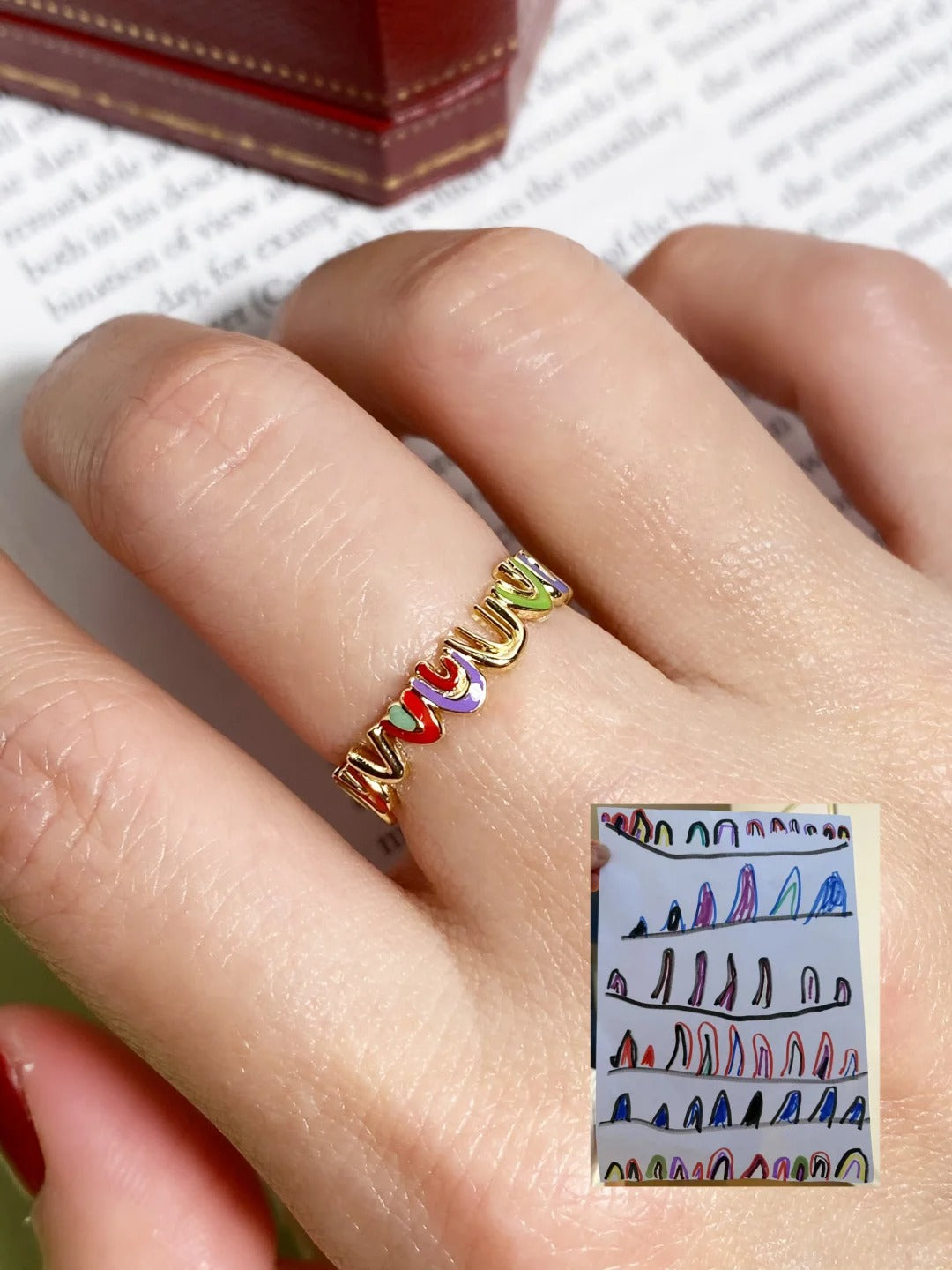 IreneAdorn™ Customized children's painting ring