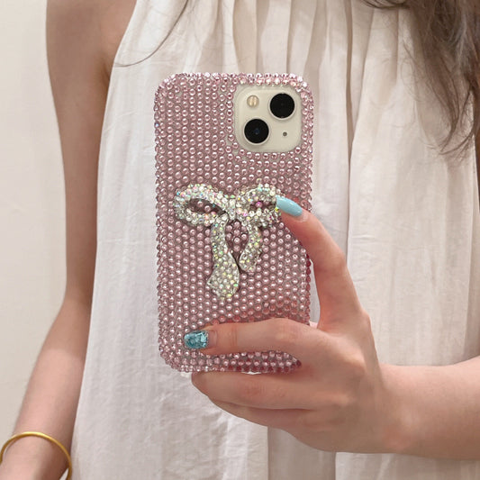 HenryCustoms™ Luxury full of diamonds bow phone case