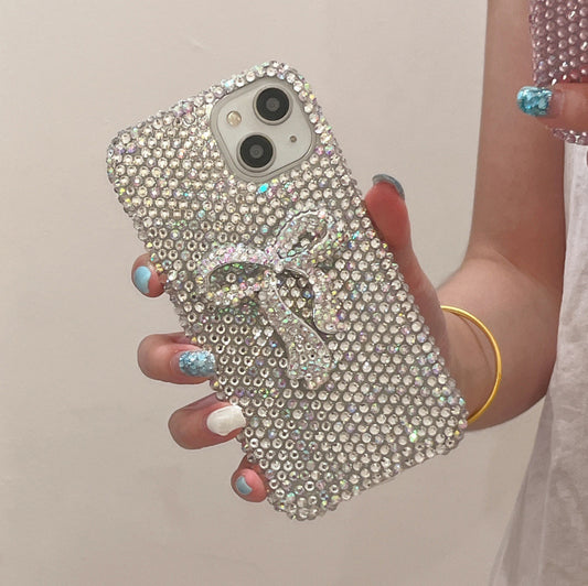 HenryCustoms™ Luxury full of diamonds bow phone case