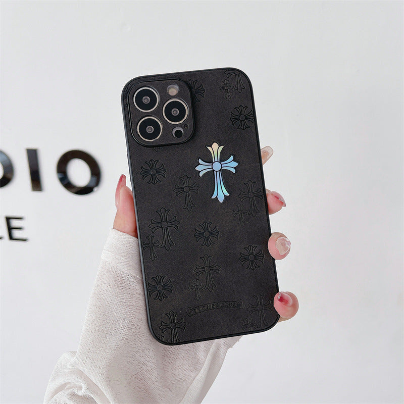 HenryCustoms™ Tide Leather Cross Phone Case