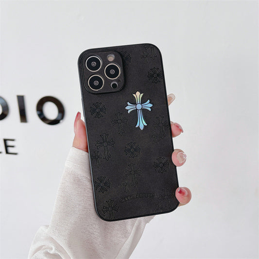 HenryCustoms™ Tide Leather Cross Phone Case