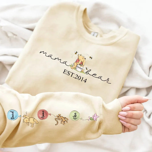 HenryCustoms ❤️Customized Mama Bear Sweatshirt 🐻 Hoodie - Mother's Day 50% off