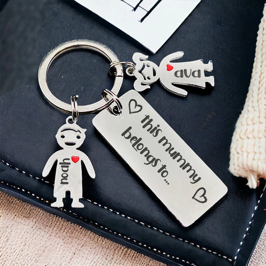 HenryCustoms Personalized Keychain - Father's Day Gift