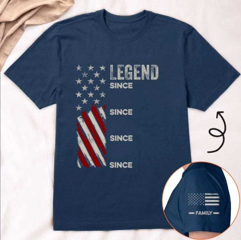 HenryCustoms Legend, Husband, Dad And Grandpa-Personalized Shirt