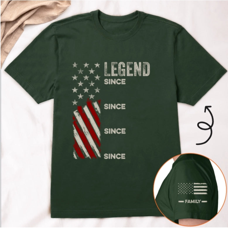 HenryCustoms Legend, Husband, Dad And Grandpa-Personalized Shirt