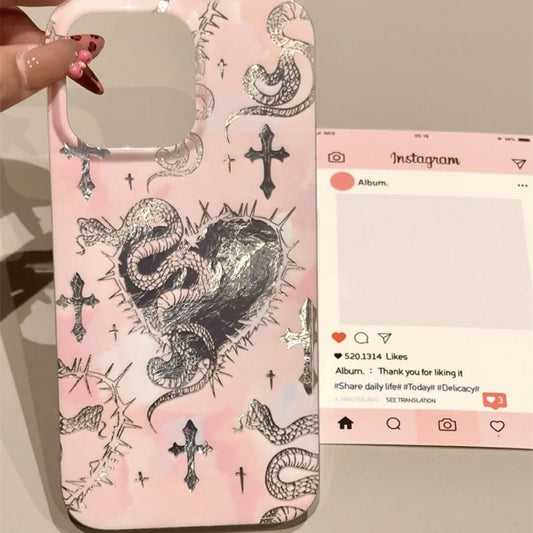 HenryCustoms™ Pink Snake Glacier Phone Case
