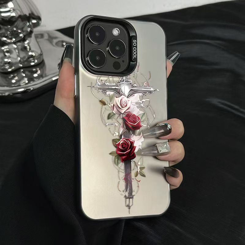 HenryCustoms™ Crucifix Rose Phone Case
