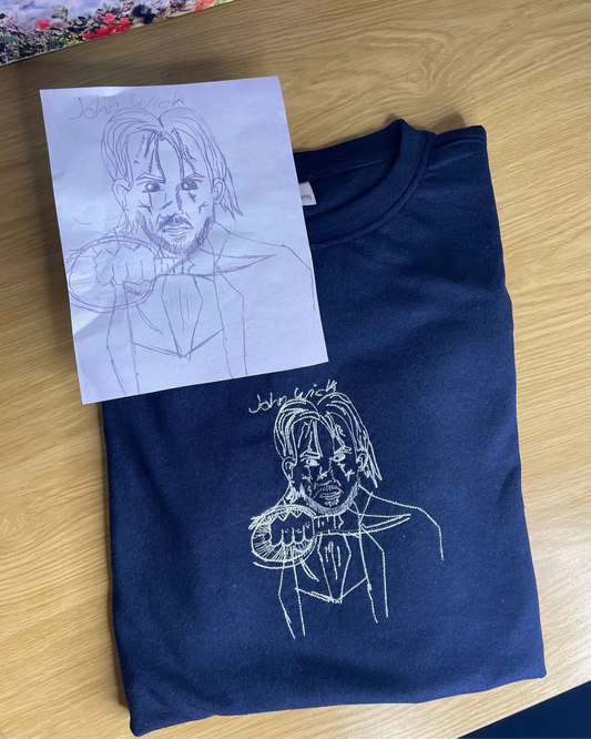 HenryCustoms Special handwriting T-shirt