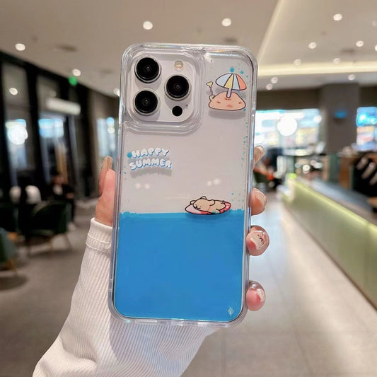HenryCustoms™ Surfing Puppy Fluid Phone Case