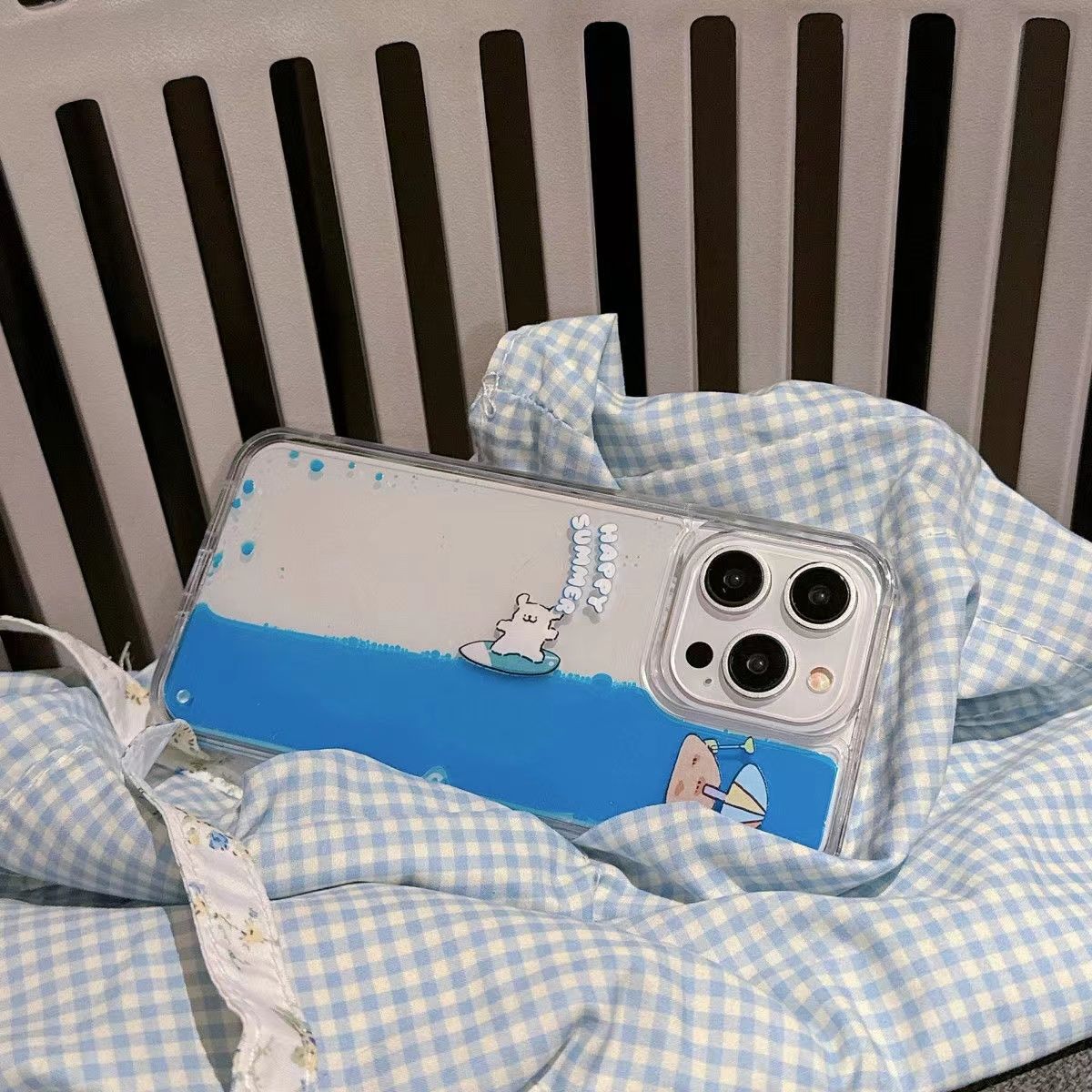 HenryCustoms™ Surfing Puppy Fluid Phone Case