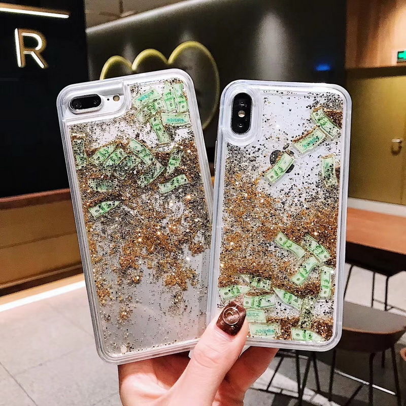 HenryCustoms™ Dollar Gold Quicksand Phone Case