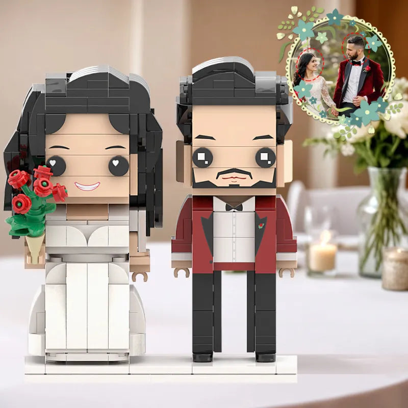 HenryCustoms™ Unique customized building - block dolls for couples