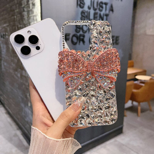 HenryCustoms™ Luxury 3D Bow & Crystal Rhinestone Phone Case