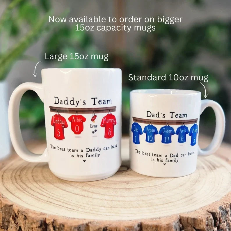 HenryCustoms dads football team mug