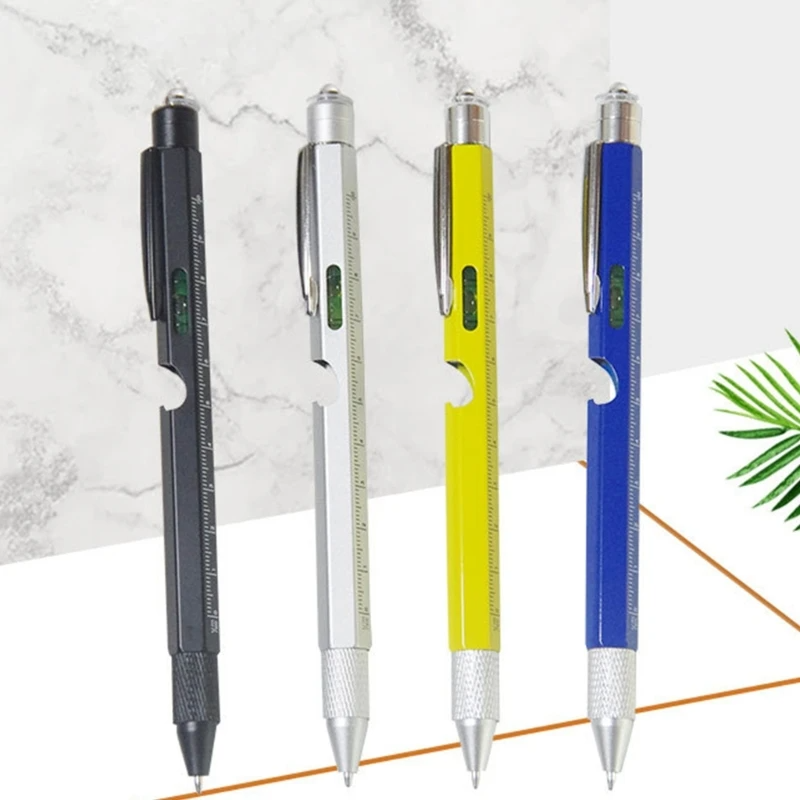 HenryCustoms 6 in 1 Wooden Multifunction Pen