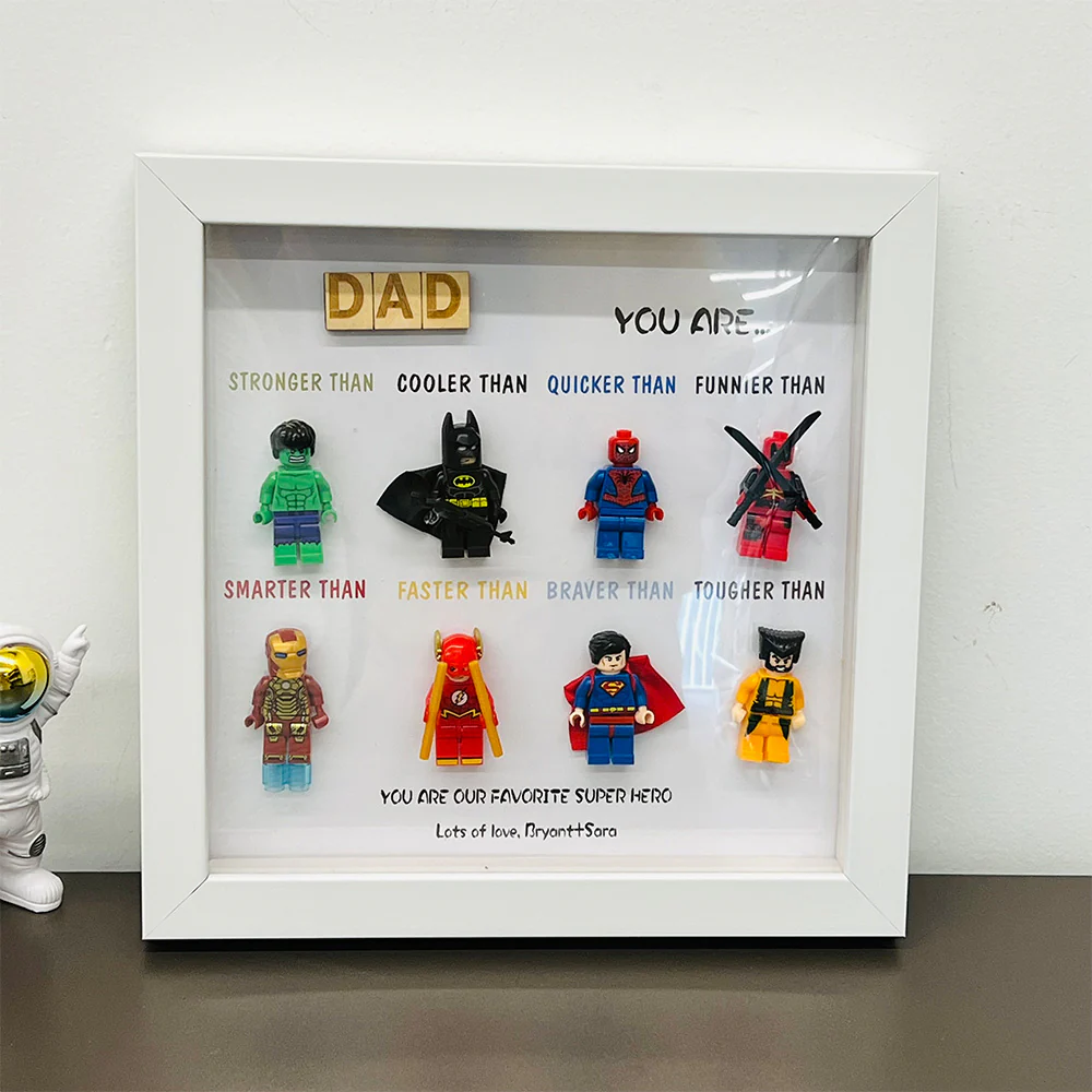 HenryCustoms 🔥Personalized Superhero 3D Frame
