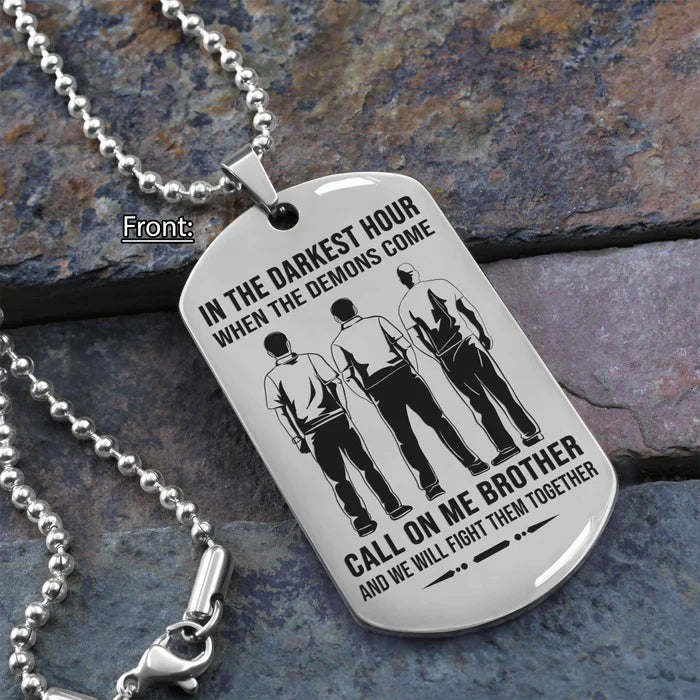 HenryCustoms 🔥Spartan Custom Engraved Black Dog Tags