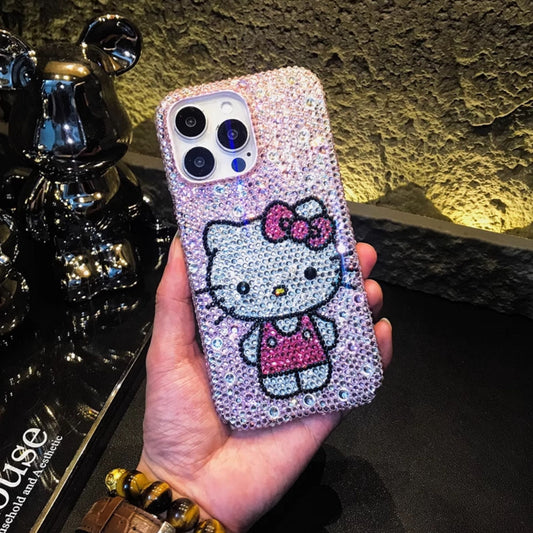 HenryCustoms™ Luxury Diamond Pink KT Phone Case