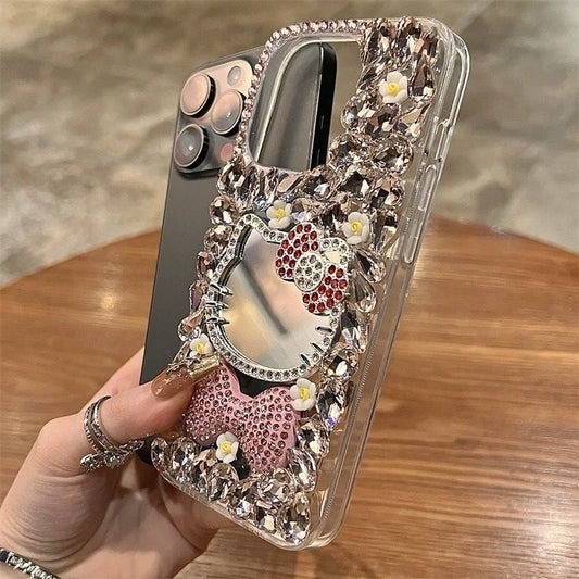 HenryCustoms™ Luxury Diamond KT Mirror Phone Case