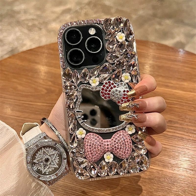 HenryCustoms™ Luxury Diamond KT Mirror Phone Case