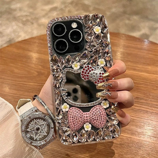 HenryCustoms™ Luxury Diamond KT Mirror Phone Case