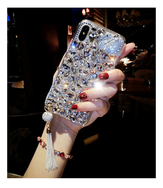 HenryCustoms™ Luxury Diamond Swan Phone Case