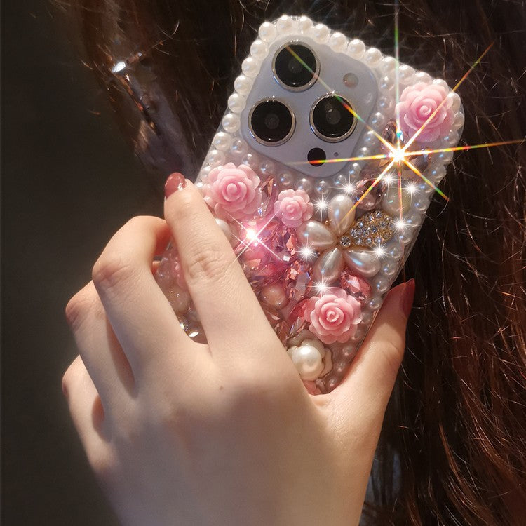 HenryCustoms™ Flower Pearl Glitter Phone Case